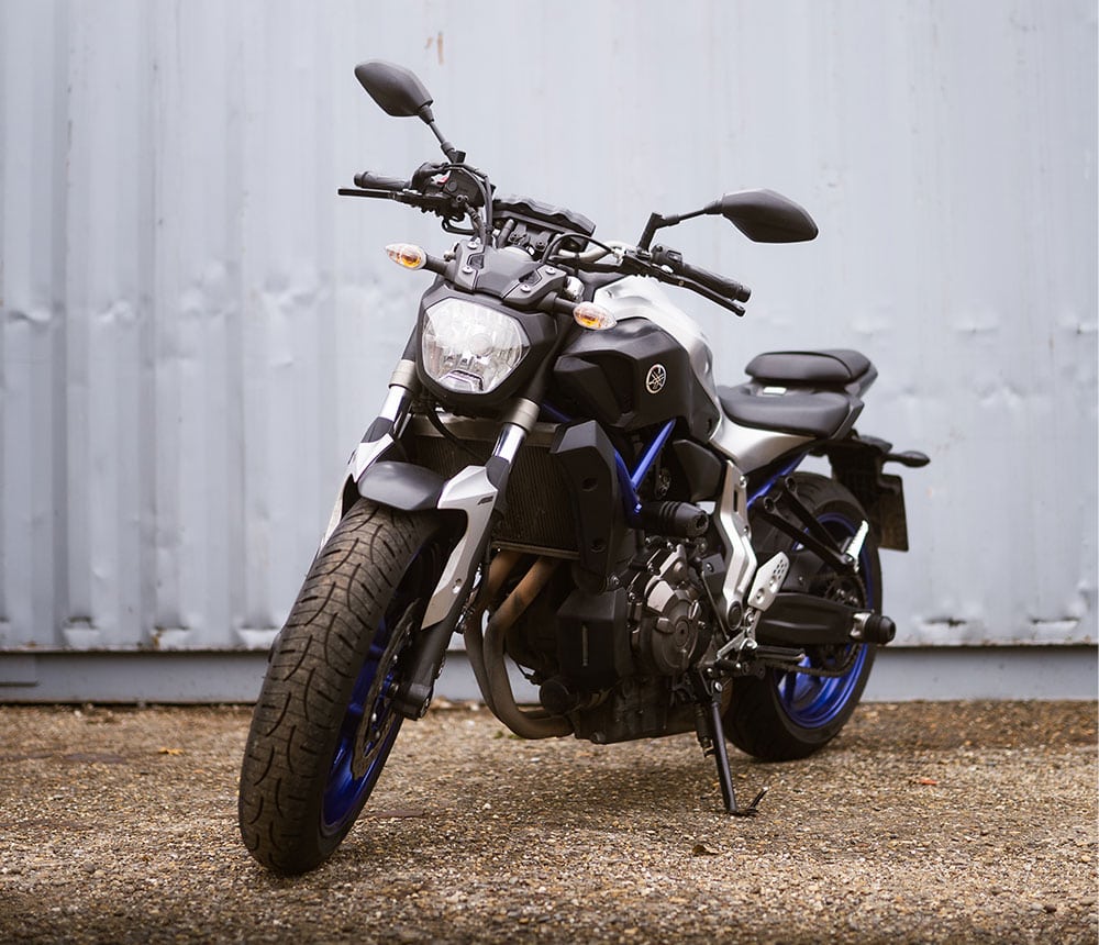 Klasse A tiefergelegt Yamaha MT 07